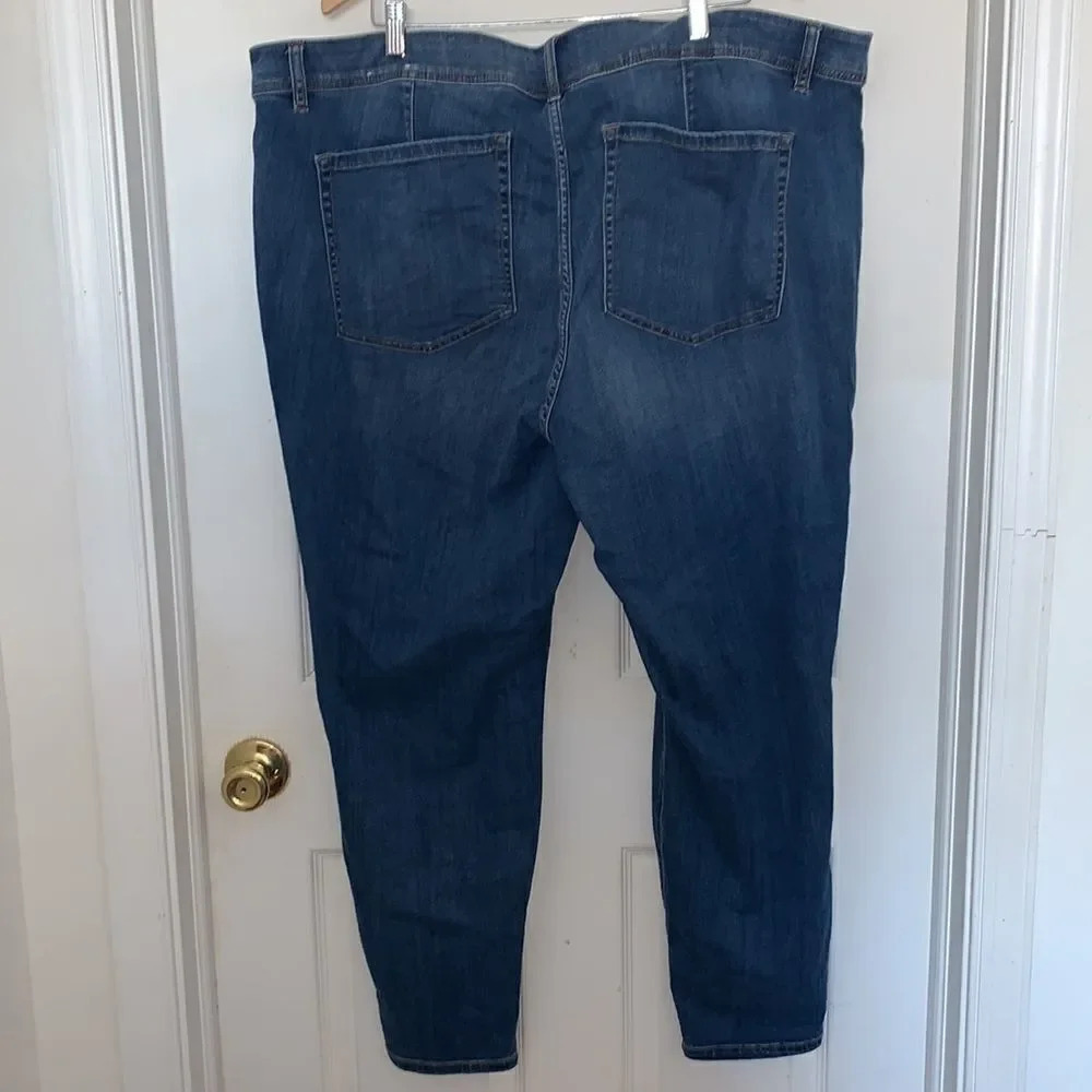 Lane Bryant Flex Magic Waistband Blue High Rise Jegging Size 26 - Picture 2 of 5